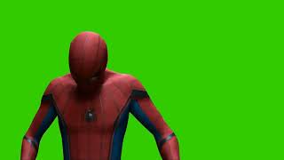 green screen spiderman(tom Holland)