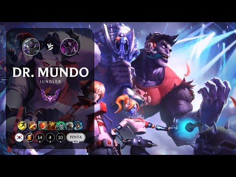 Dr. Mundo Jungle vs Morgana - KR Master Patch 13.11