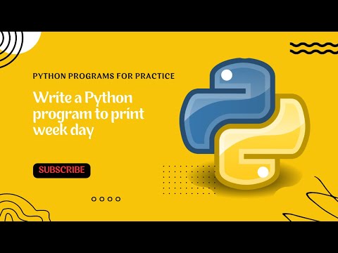 Python Programs Print Week Day Python Pythonprogramming Telugucodeguru