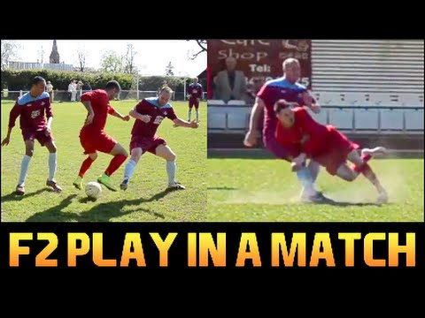 F2Freestylers Play in a real Match!