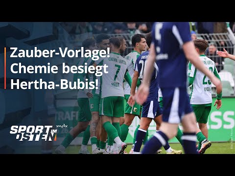 Heimsieg gegen Hertha II: Chemie schießt sich Derby-Frust von der Seele | Sport im Osten | MDR