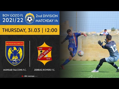 Munxar Falcons – Zebbug Rovers | BOV GFL 2nd Division | Matchday 14 | 12:00, March 31, 2022