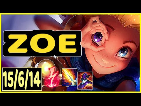 ZOE VS EKKO - 15/6/14 KDA MID GAMEPLAY