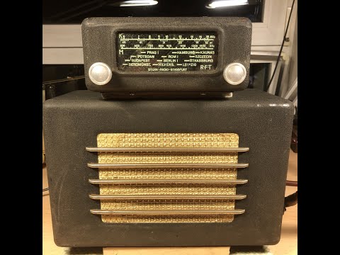 DDR RFT Autoradio Typ S1049C vom VEB Stern Radio Staßfurt Baujahr ab 1952 - 1954