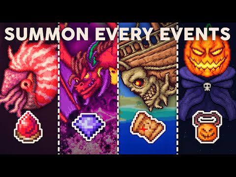 How to Summon All Terraria's Events - Terraria 1.4.4