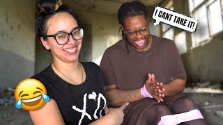 TIED UP TICKLE CHALLENGE GONE WRONG!
