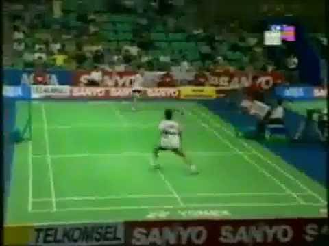 2001 Indonesian Open Badminton Rds 1 and 2 highlights
