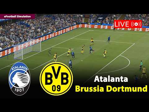 🔴In Diretta- Atalanta vs Borussia Dortmund | Champions League 2025/26 | eFootball PES21 Simulation