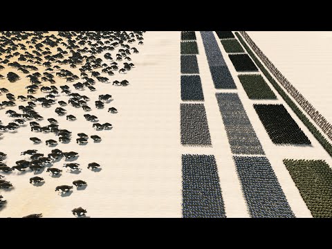 Alliance of Elves Dwarves Human & Orc Ultimate Epic Battle Simulator UEBS