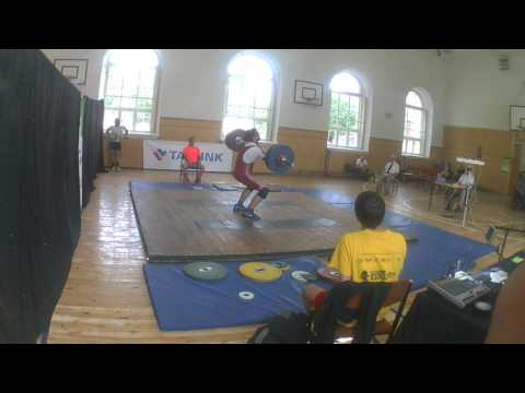 Mart Volk 120kg tõukamine.