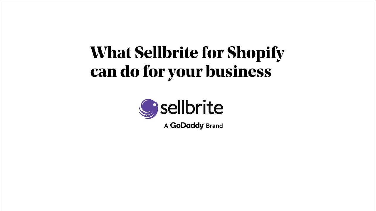 Sellbrite for Shopify Overview & Product Demo Webinar