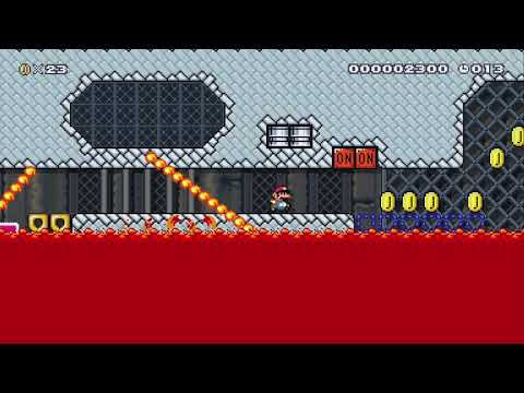 Fiery Fortress [20s] by Icay - Super Mario Maker 2 - No Commentary 1bv