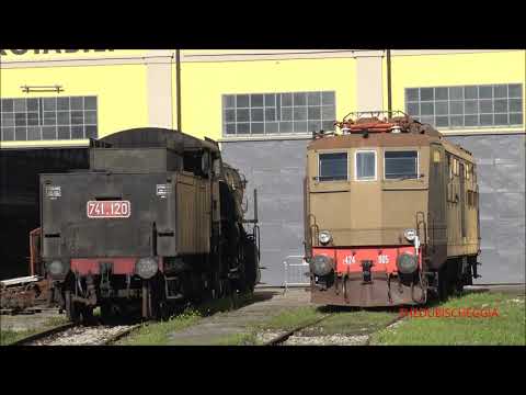 PORTE APERTE AL DEPOSITO ROTABILI STORICI DI PISTOIA. DOM. 8 - 4 - 2018.