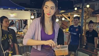 🇱🇦The Most Beautiful Omelette Lady In Vientiane | Laos Street Food