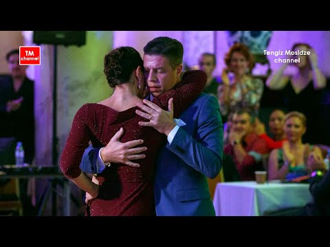 "Claudinette". Dance Barbara Carpino and Claudio Forte on nightly milonga in Moscow. Tango 2020