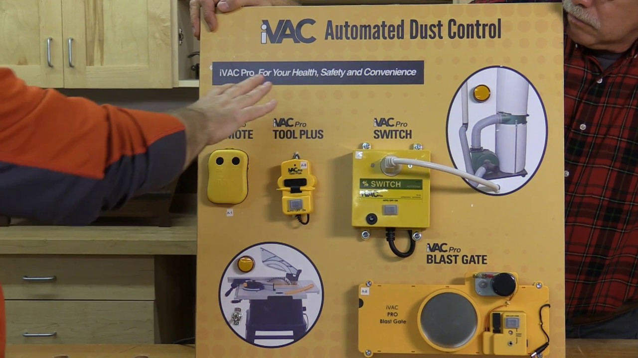 iVac PRO 240Volt Remote Control For Dust Collectors