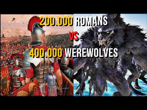 200.000 Roman Generals vs 400.000 Werewolves - Ultimate Epic Battle Simulator 2 | UEBS 2