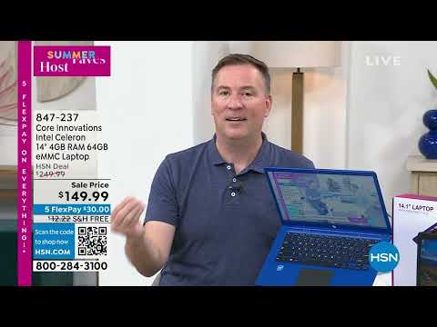 Core Innovations Intel Celeron 14" 4 GB RAM 64 GB eMMC Laptop...