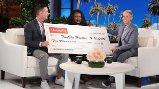 TunDe Hector & Chris Wright Tell Ellen All About Their Miracle Reunion