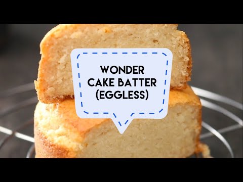 Wonder Cake Batter Eggless | Kitchen Hacks | Sanjeev Kapoor Khazana