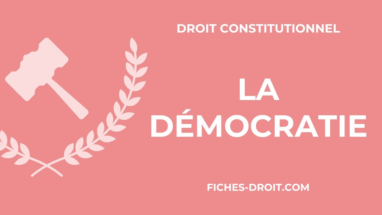 La démocratie (définition) - Droit constitutionnel