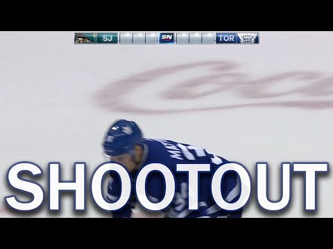 (Full Shootout) San Jose Sharks at Toronto Maple Leafs - 1/04/18