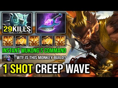 WTF Root Monkey King Gleipnir + Arcane Blink Instant Wukong Ring with 29Kills Amazing Tree Jump DotA