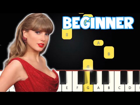 The Fate Of Ophelia - Taylor Swift | Beginner Piano Tutorial | Easy Piano