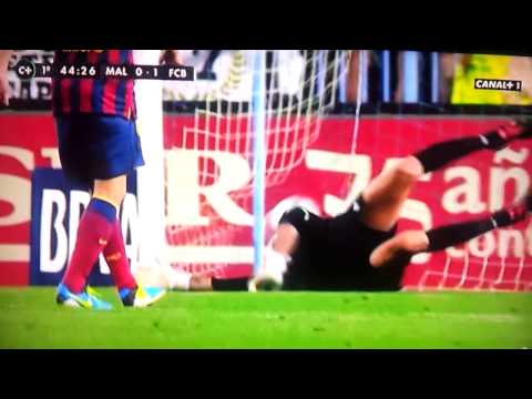 Malaga FC Barcelona gol Adriano 25/08/2013
