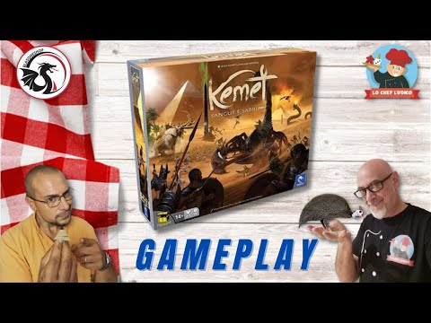 KEMET - Partita Completa con le divinità egizie tra piramidi e battaglie (ep.144) - Pendragon