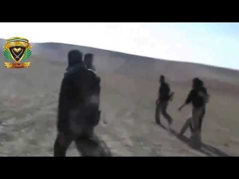 توجه عناصر كتيبة عباد الرحمن لضرب حاجز القصر في ريف حمص الشمالي