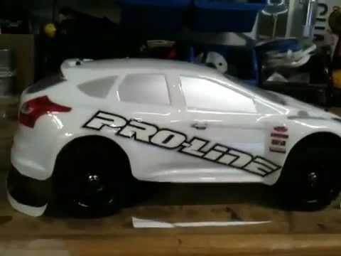 Traxxas "off road" Rally Car - Part 3, body mod, wheels/tires