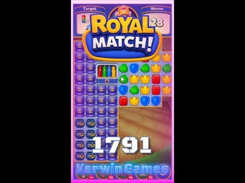 Royal Match Level 1791 - No Boosters Gameplay