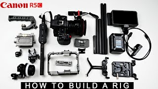 How to Build a Cine Rig for Canon R5C - Tilta Cage, Xvive P1, Sennheiser 8060, Atomos Ninja V+ setup