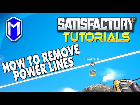 How To Remove Power Lines, How To Disconnect Power - Satisfactory How To Guides And Tutorials
