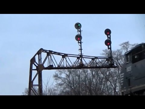 Classic NYC Cantilever Railroad Signal Bridge