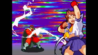 Marvel Super Heroes vs. Street Fighter (Arcade)- Akuma/Sakura Playthrough 2/2
