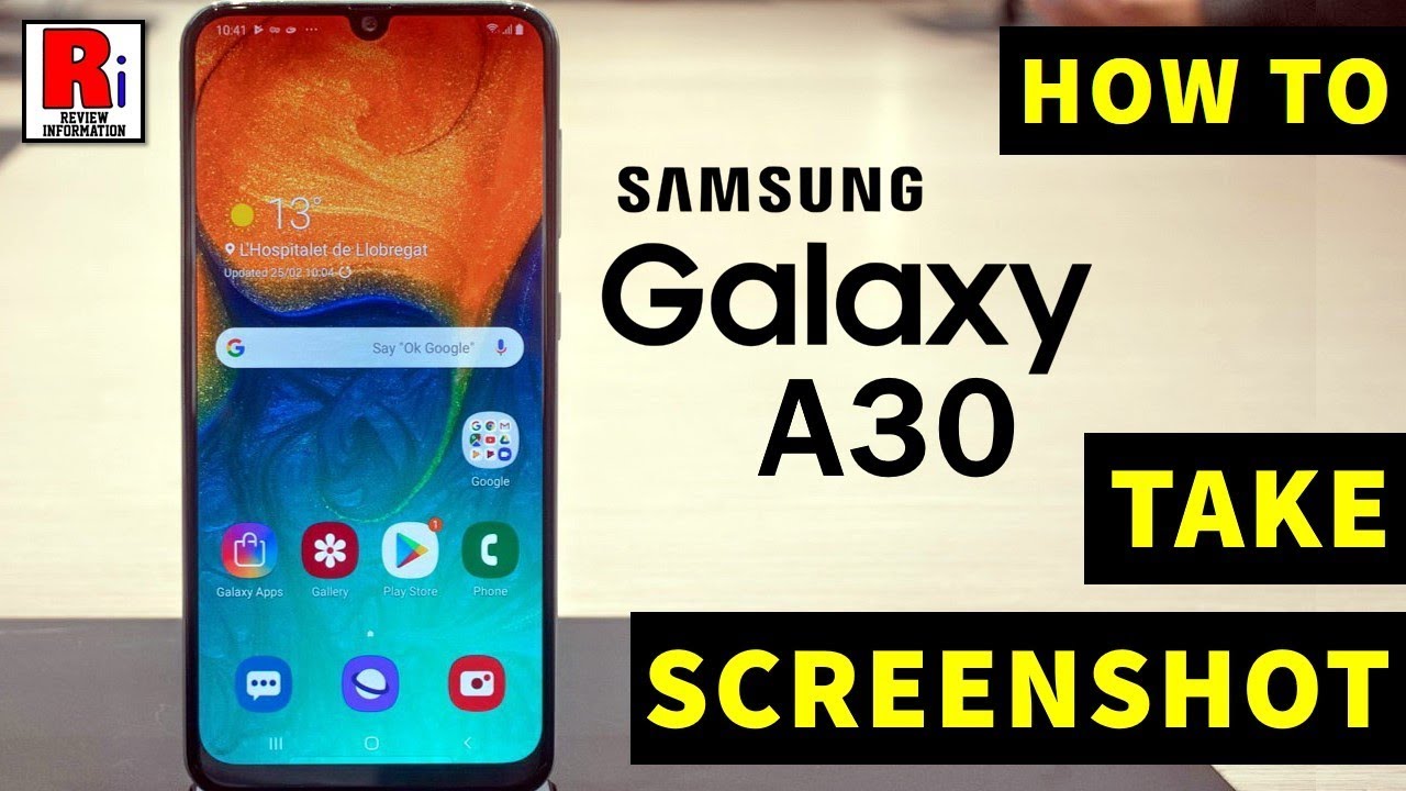 How To Take Screenshot In Samsung Galaxy A30 (2 Ways)
