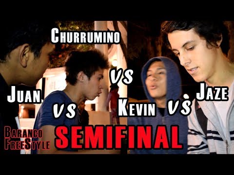 JUAN vs CHURRUMINO vs KEVIN vs JAZE - Semifinal - BARRANCO FREESTYLE 23/11/17