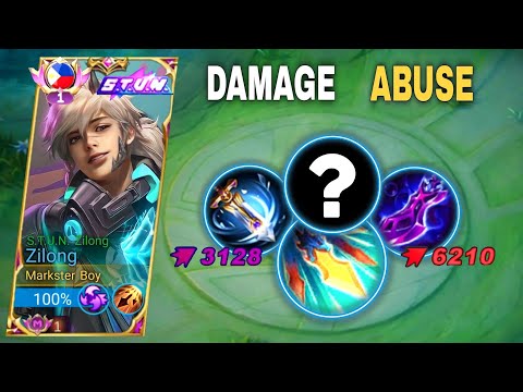 ZILONG FULL DAMAGE!! (ONE-SHOT) | THEY THINK I'M CHEATING! | ZILONG BEST BUILD-SHOT 2023 - MLBB