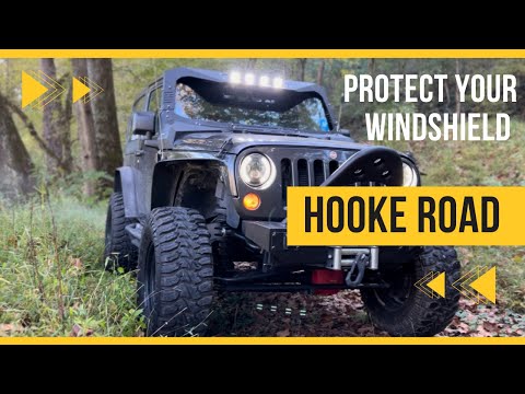 Hooke Road Windshield Frame Cover Visor Roof Sun Visor Cowl Body Armor install/review