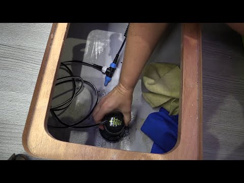 Life Aboard: Cleaning Airmar Transducer