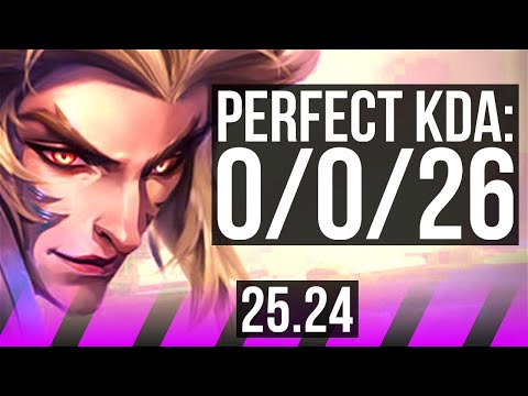 RAKAN & Brand vs ALISTAR & Miss Fortune (SUP) | 0/0/26 | EUW Master | 25.24