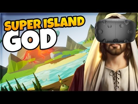 BECOME GOD. MURDER EVERYONE. | Super Island God VR