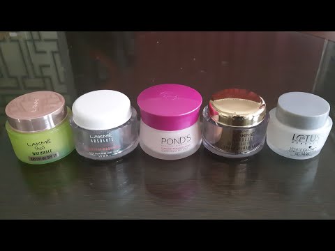 Top 5 day cream for summers & winters, day cream with sunscreen for dry skin oily skin & combination Video