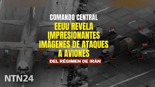 Download lagu Comando Central de EE. UU. revela impresionantes imágenes de ataques a aviones del régimen de Irán mp3