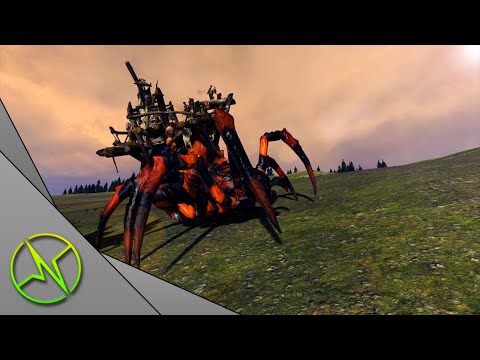 10 ARACHNAROK SPIDERS VS 1300 HALBERDIERS - Total War: Warhammer Cinematic Battle