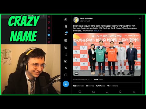 LCK's Brion's New Name Is TOO Good