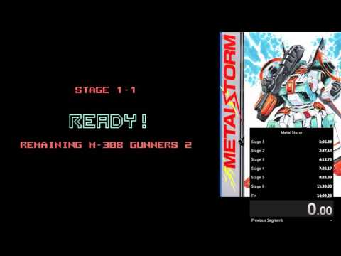 Metal Storm Any% Speedrun in 13:22.42