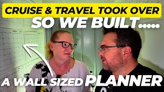 DIY Travel Wall Planner: Organizing Our Cruising and Trips on a Budget!